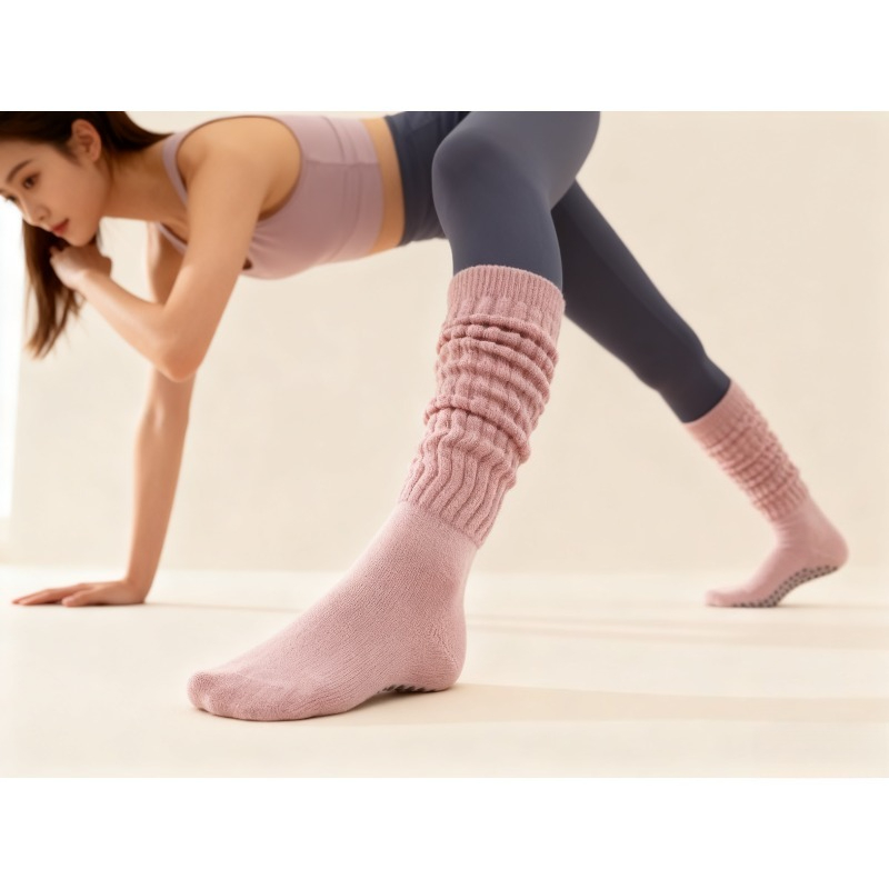 Pilates Yoga And Gym - Rutschfeste Pilates-Socken aus Baumwolle für Damen,