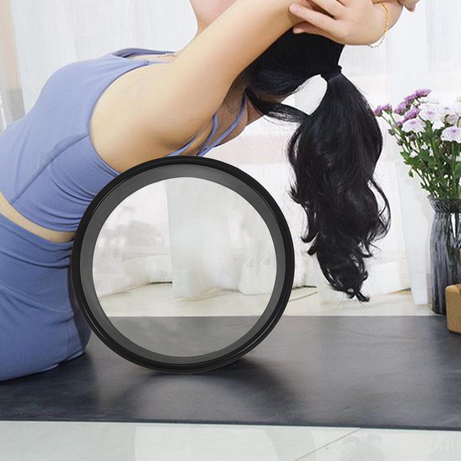 Pilates Yoga Wheel - ABMV-Wood Yoga Wheel Pilates und Buddha