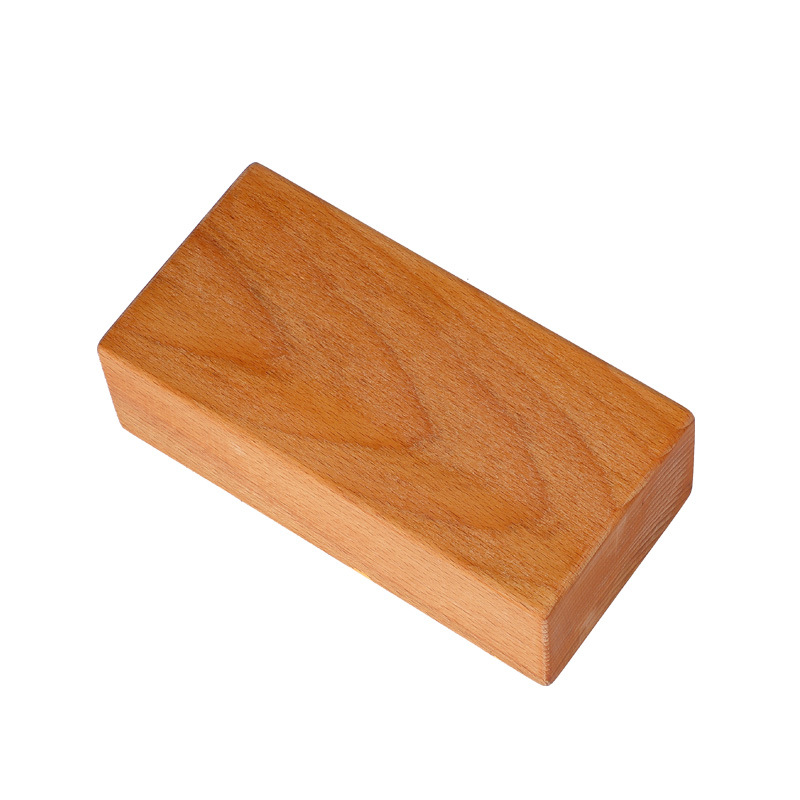 Yoga Block Cork - Natürliche Yoga-Blöcke aus Buchenholz, hochdichte Yoga-Steine,