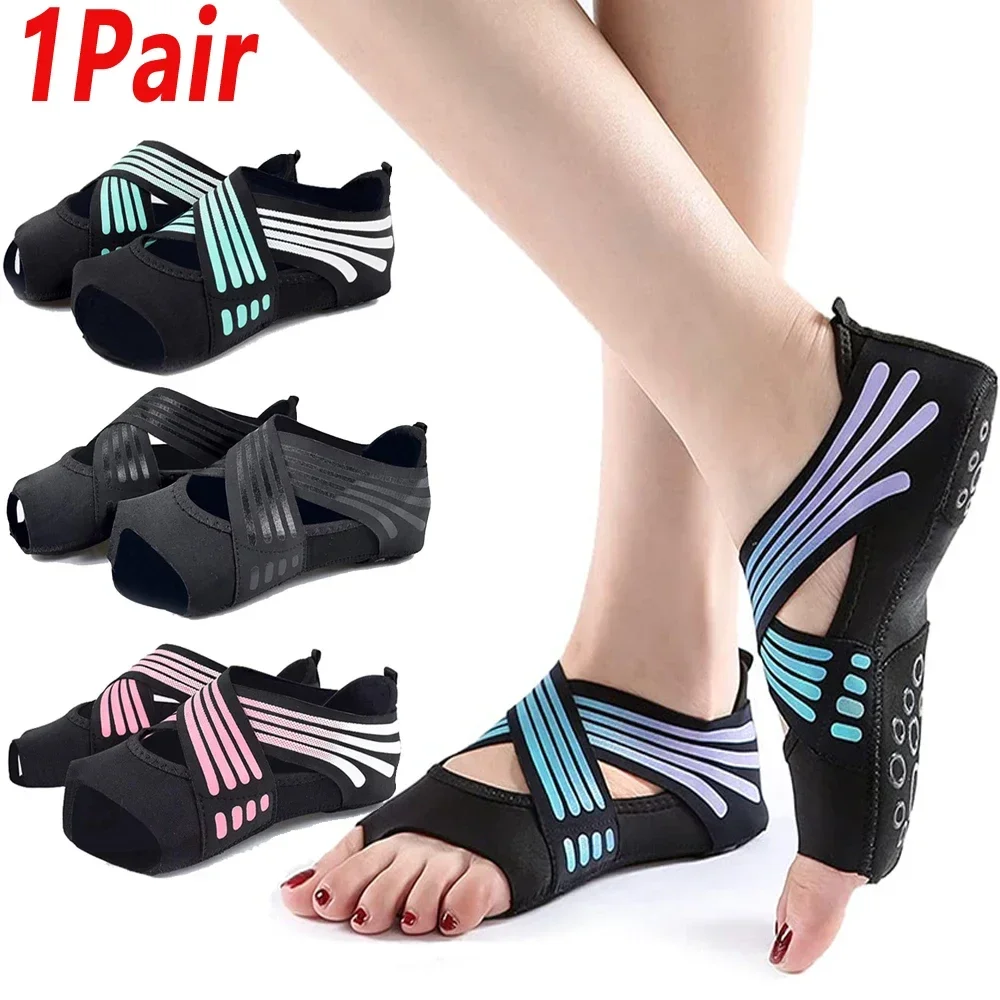 Pilates Yoga And Gym - 1 Paar Professionelle Rutschfeste Gym-Yoga-Schuhe, Flache
