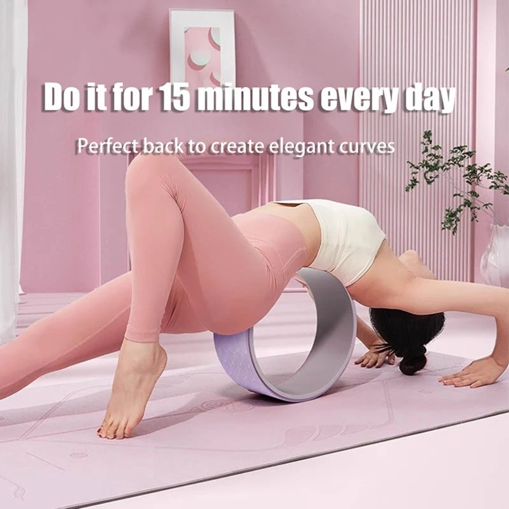 Pilates Yoga Wheel - Muskelmassage Yoga Rad Multifunktionales Rückentraining Rückentraining