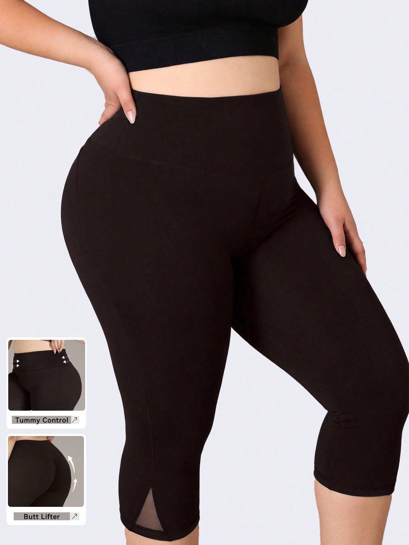 Pilates Yoga Leggings - Damen-Gym-Leggings in großen Größen – Yoga-Hosen