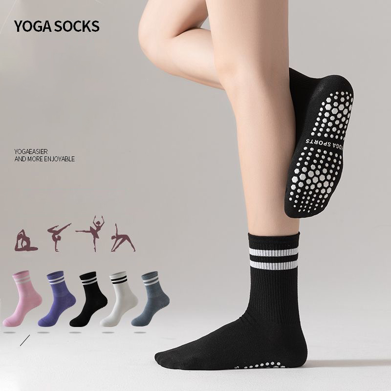 Pilates & Yoga Studio Alineacion - Dreamlikelin 1 Paar Damen-Yoga-Socken, rutschfeste, atmungsaktive