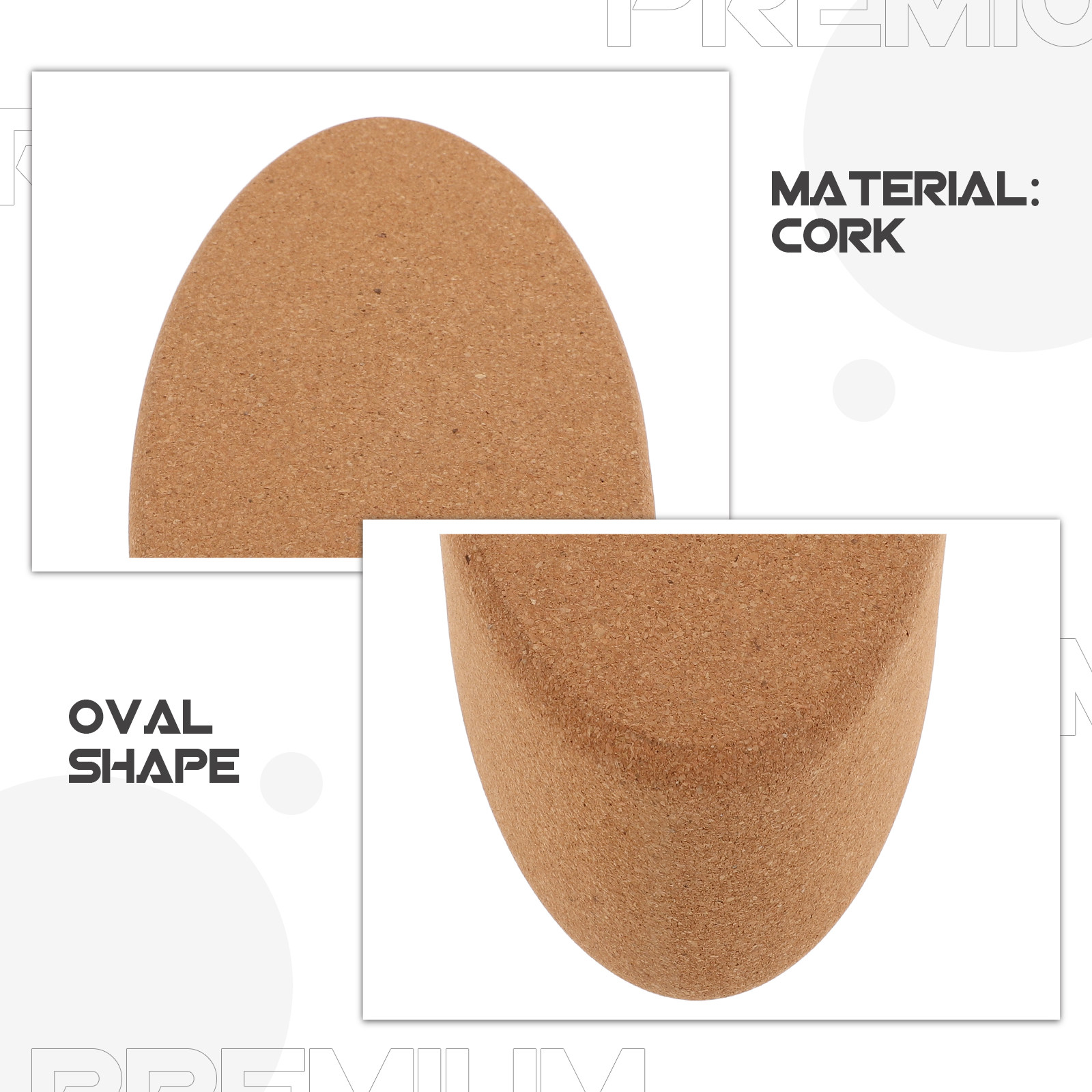 Ovaler Kork-Yoga-Block Premium – Yoga Block Cork Bewertung und Preis