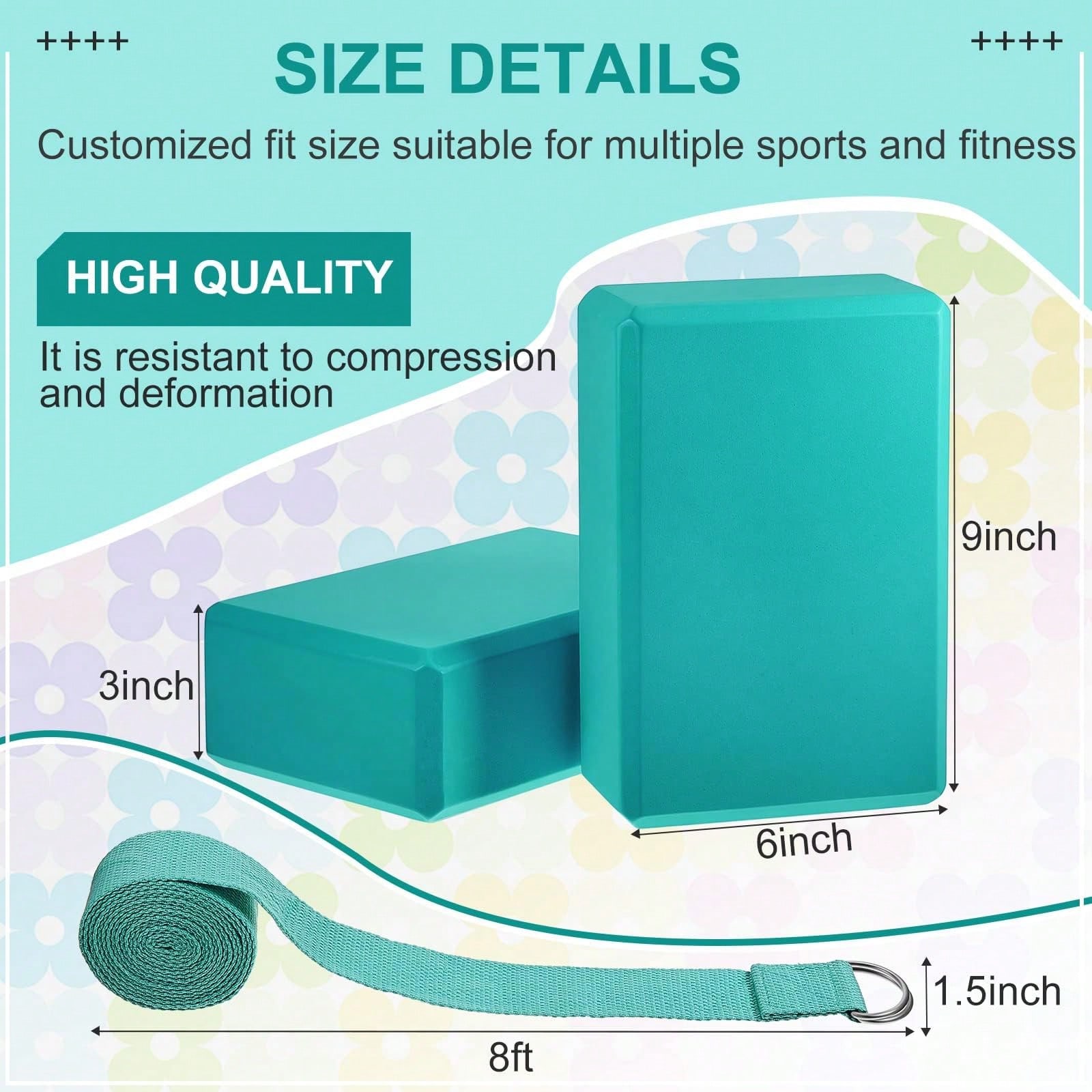 2er-Pack Yoga-Blöcke aus hochd – Yoga Block Cork Bewertung und Preis