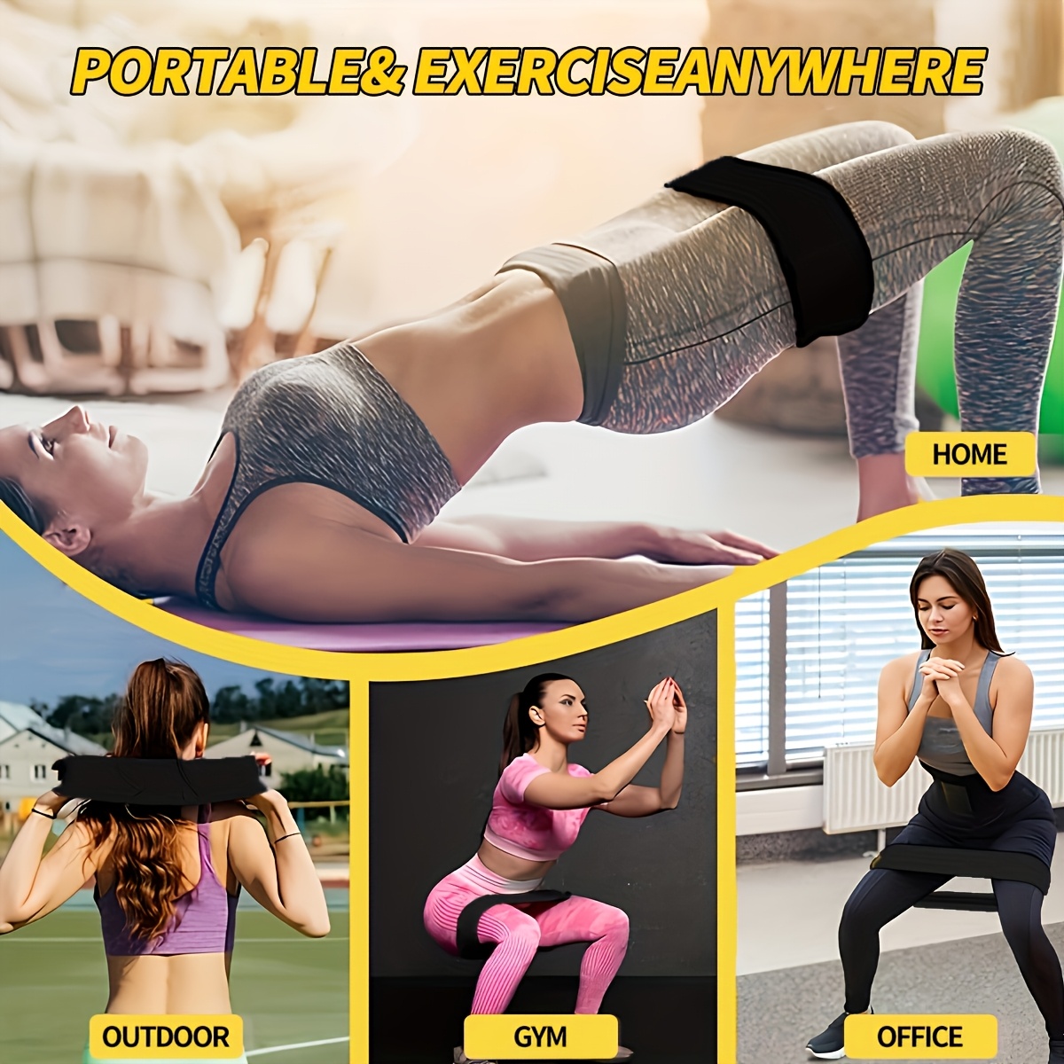 3-teiliges Widerstandsband-Set – Pilates Yoga Board Bewertung und Preis