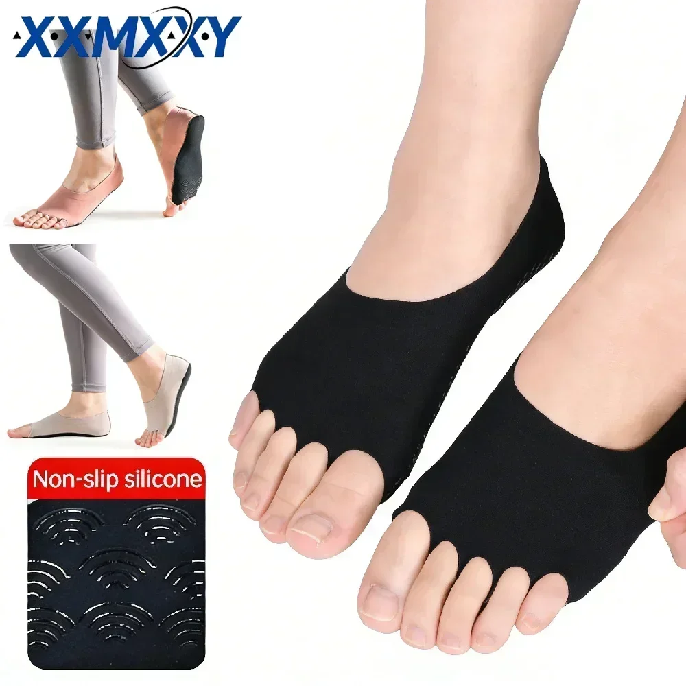 1 Paar zehenfreie Yoga-Pilates – Pilates Yoga Grip Socks Bewertung und Preis