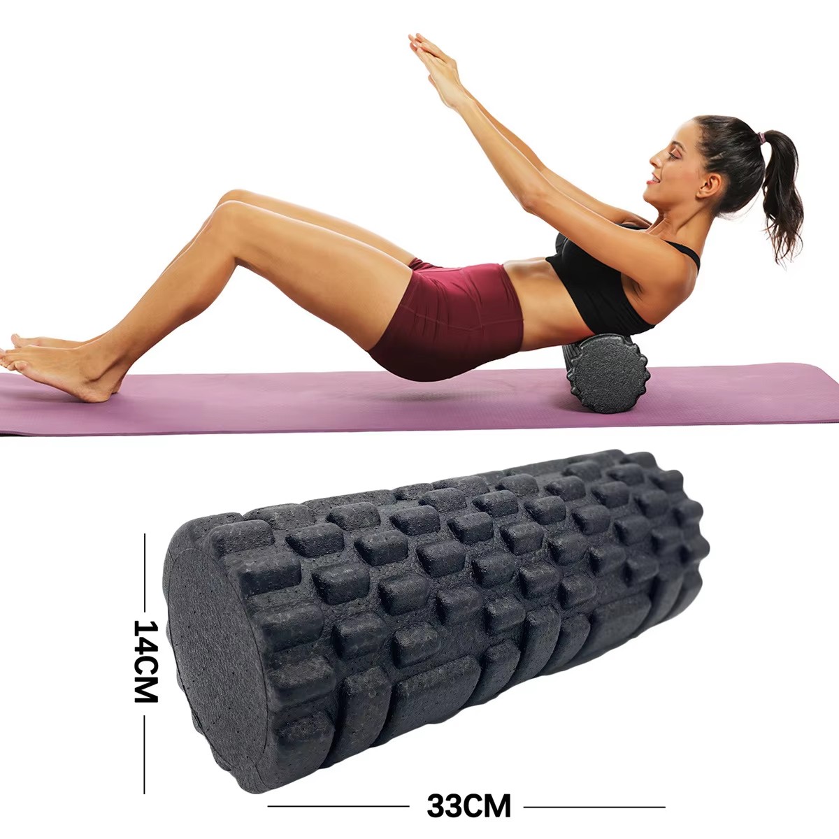 30/33 cm Fitness Schaum Roller – Pilates Yoga Wheel Bewertung und Preis