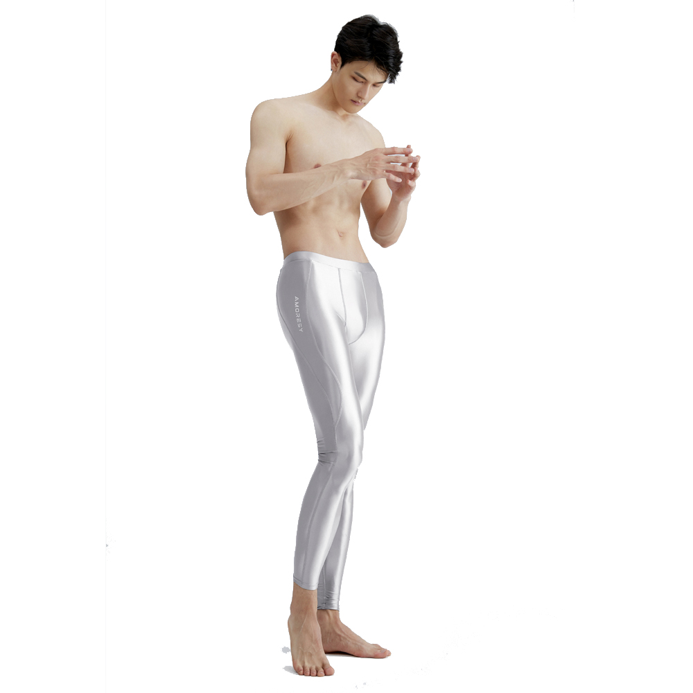 Amoresy Männer Satin glatt lau – Pilates Yoga Leggings Bewertung und Preis