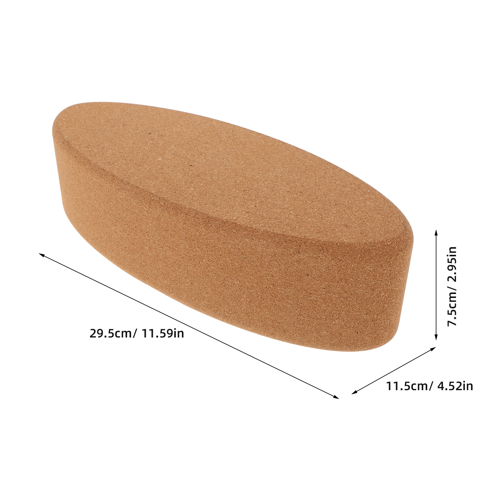 Ovaler Kork-Yoga-Block aus Nac – Yoga Block Cork Bewertung und Preis
