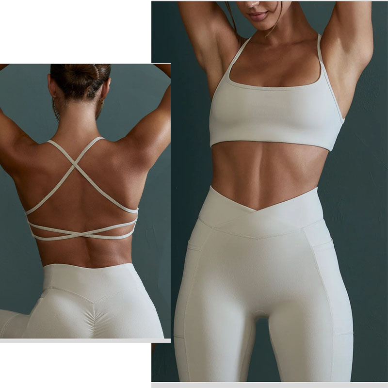 Aiithuug Yoga-BH mit überkreuz – Pilates Yoga And Gym Bewertung und Preis
