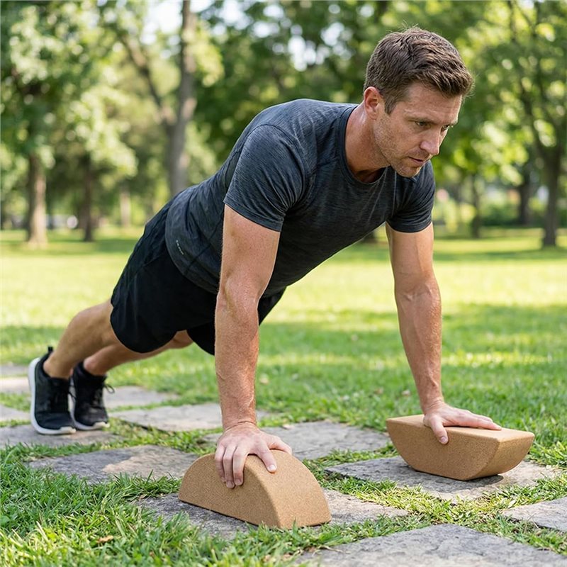 A07T-Yoga-Blöcke – Korkblöcke  – Yoga Block Cork Bewertung und Preis