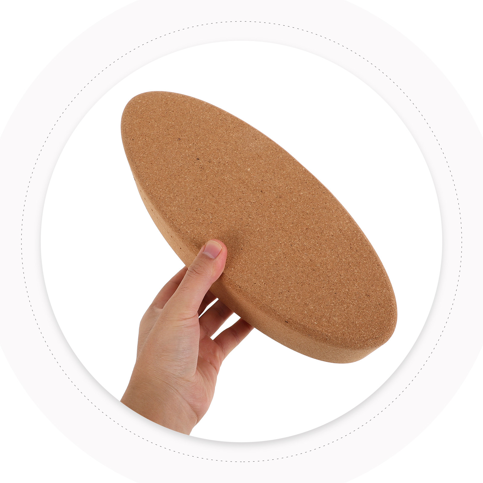 Kork-Yoga-Blöcke Oval für Dehn – Yoga Block Cork Bewertung und Preis