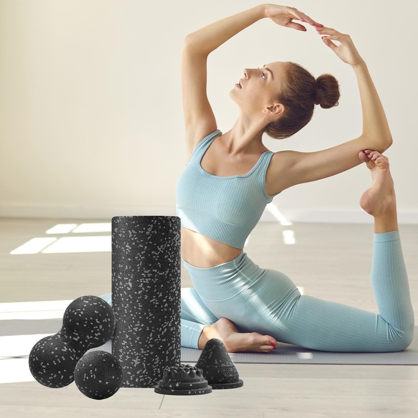 Yoga Roller Übung Schaum Rolle – Pilates Yoga Wheel Bewertung und Preis